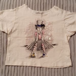 Girl's Disney crop top, size M (10/12)